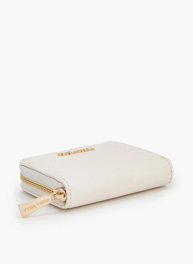 Flora Bella By Shoexpress PINK Textured Wallet With Zip Closure for Women | Best Price UAE